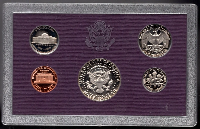Sada mincí USA PROOF 1984