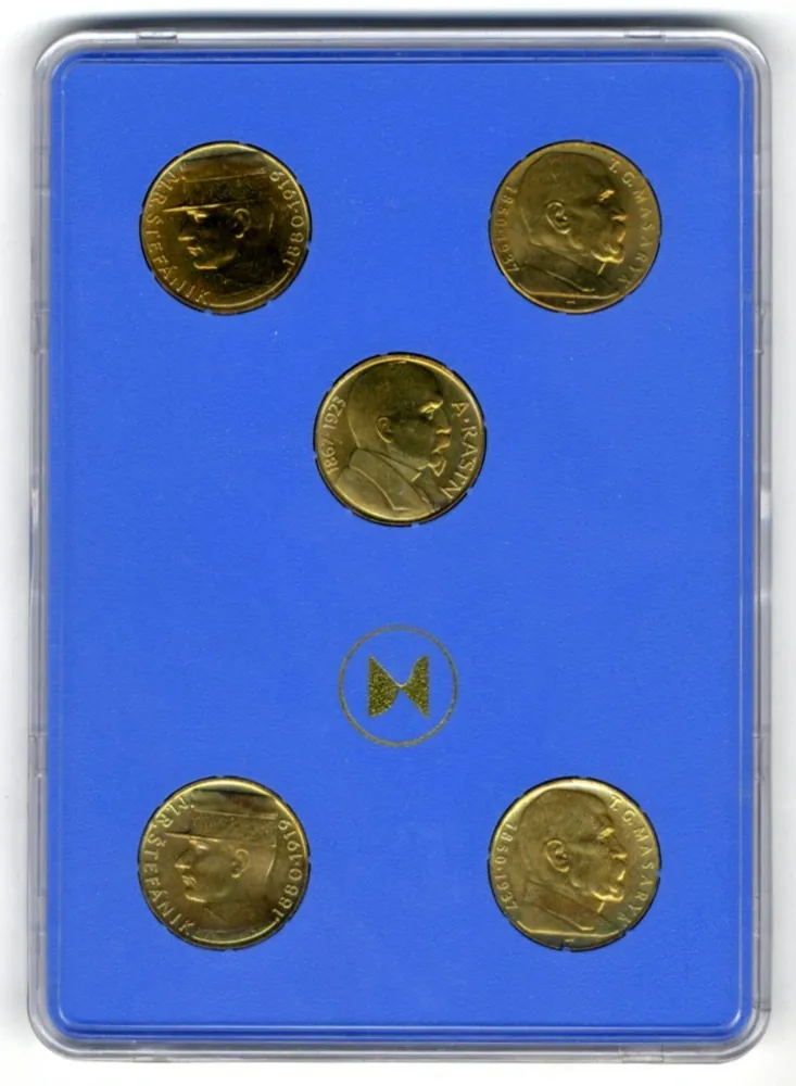 1993 Sada 10 korunových mincí ČSFR (1990-1993)