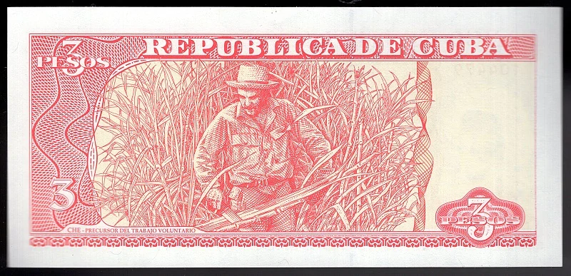 3 Pesos 2004 UNC - Kuba 