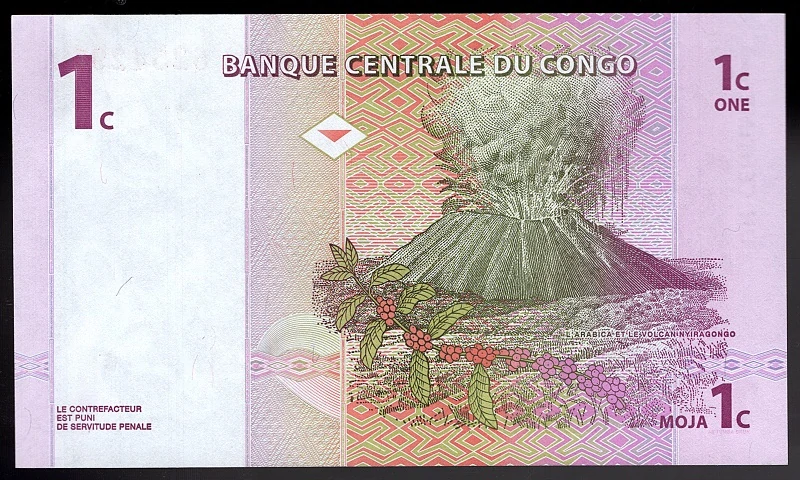 1 Centime 1997 UNC - Kongo