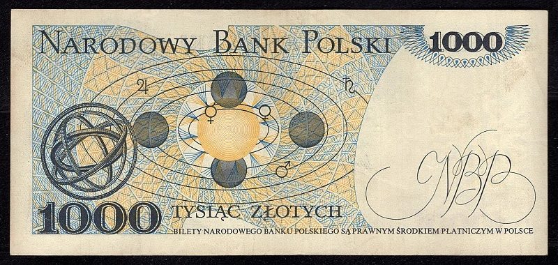 1000 Zlotých 1975 , Séria AG