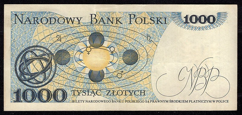 1000 Zlotých 1975 , Séria P