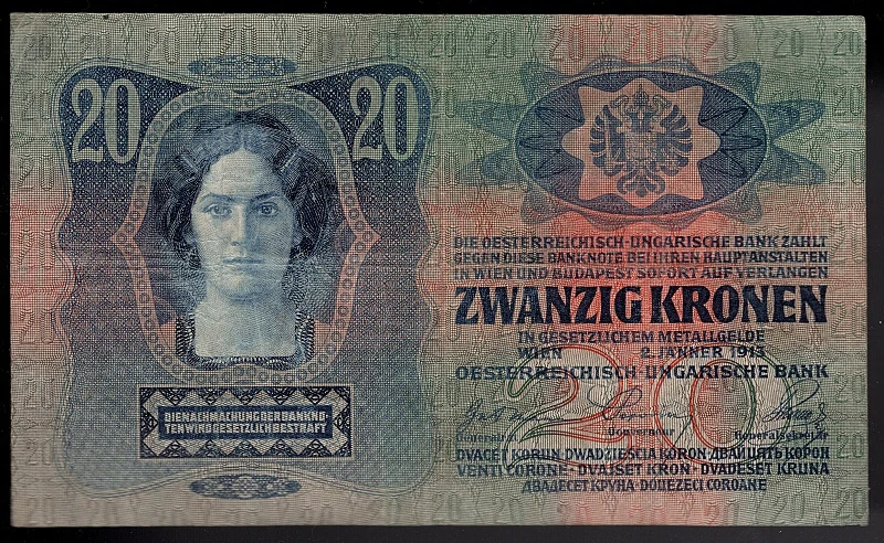 20 Korún 1913 - Kolok