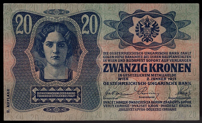 20 Korún 1913 - Kolok