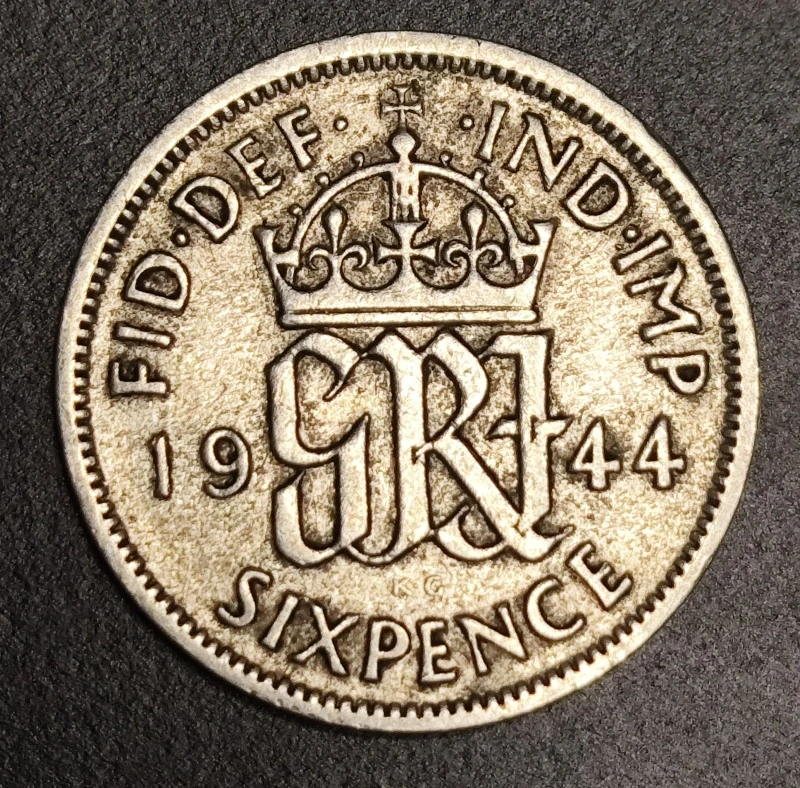 6 Pence 1944