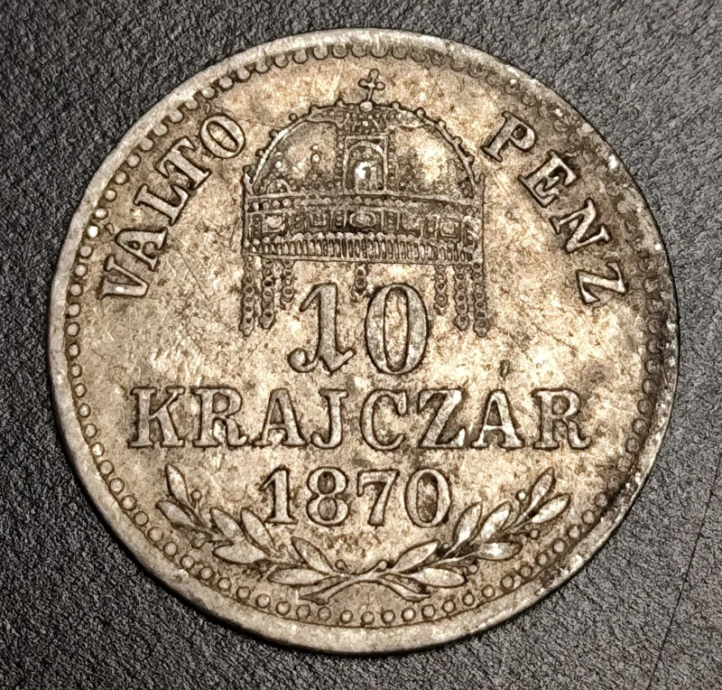 10 Grajciar 1870 K.B.
