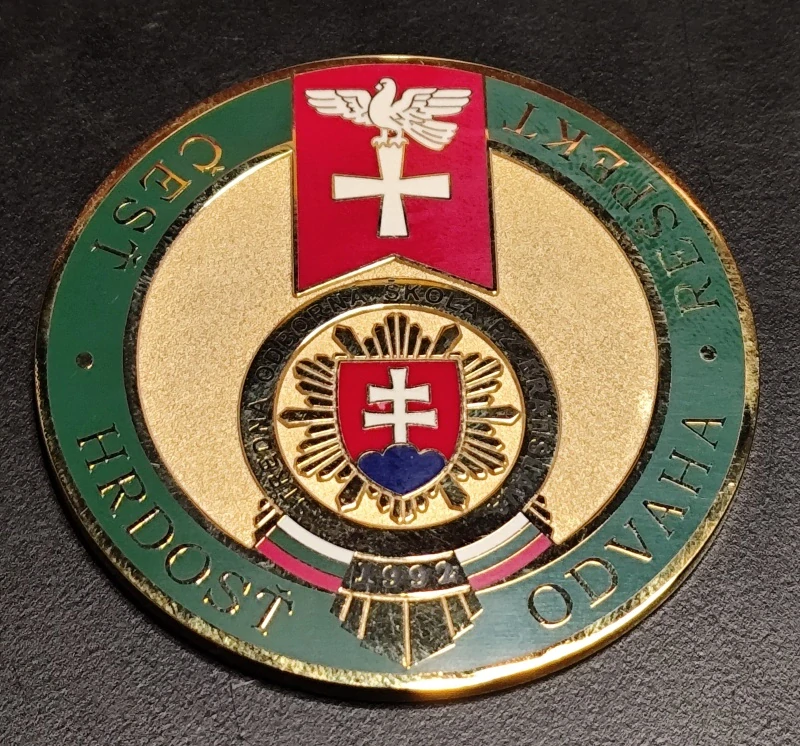 Medaila policajná stredná odborná škola Bratislava