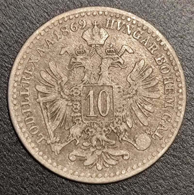 10 Kreutzer 1869