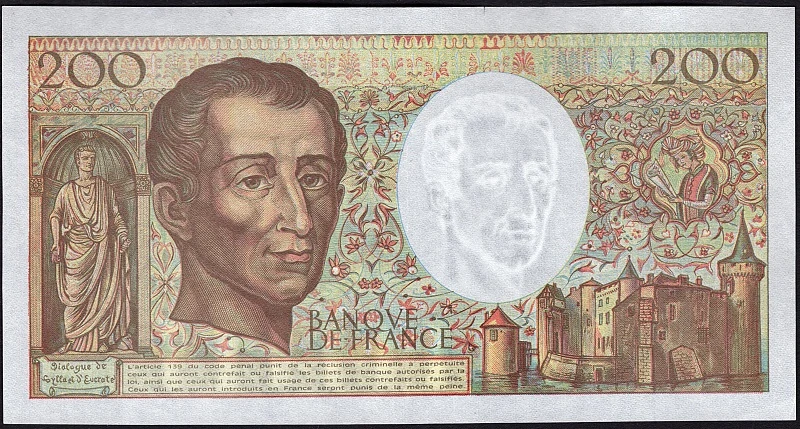 200 Francs 1992