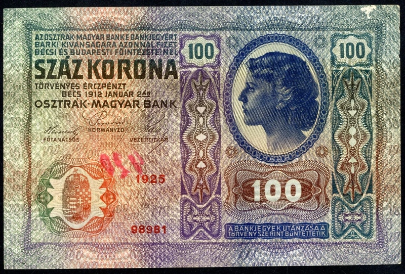 100 Korona 1912 B