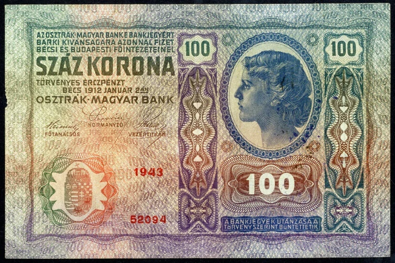 100 Korona 1912 D