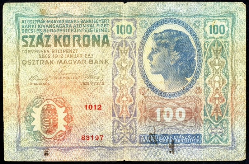 100 Korona 1912 K