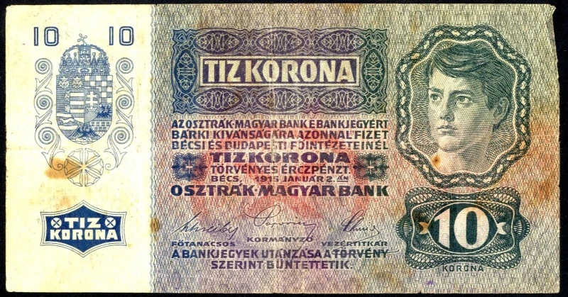 10 Korona 1915 B