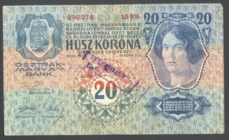 20 Korona 1913 B