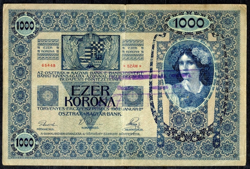 1000 Korona 1902 E