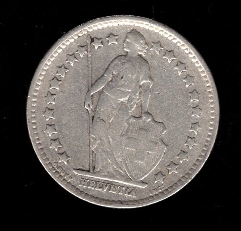 1/2 Franc 1914