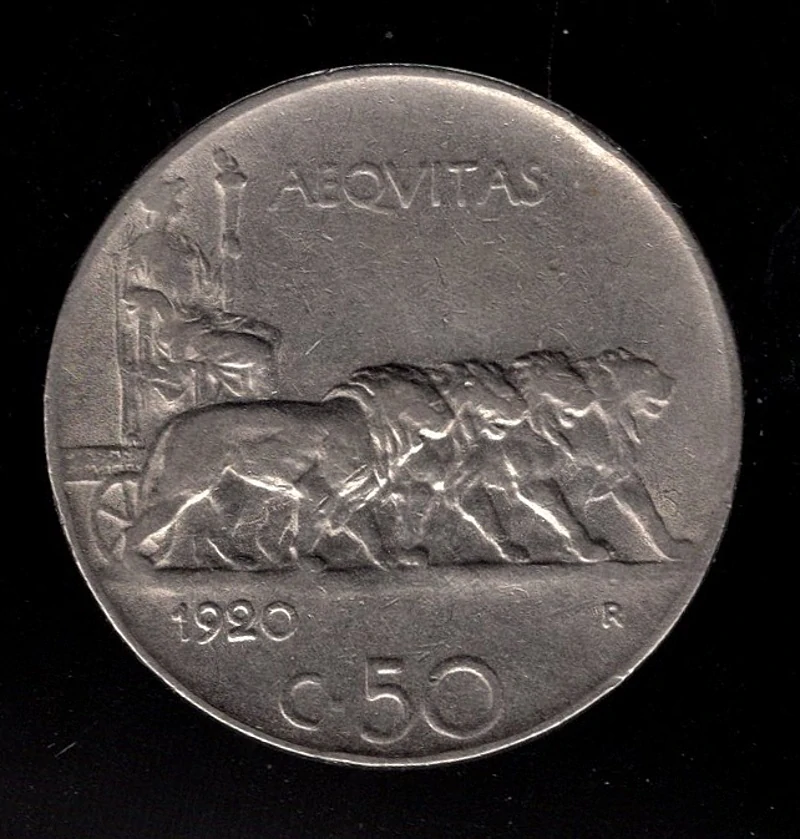 50 Centesimi 1920 R