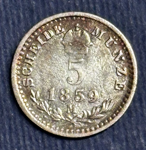 5 grajciar, 1859 M