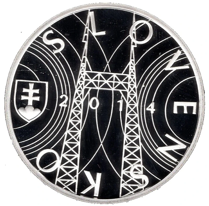 2014/018, 10€ Jozef Murgaš 2014 PROOF