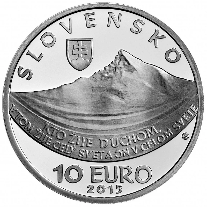 2015/021, 10€ Ľudovít Štúr – 200. výročie narodenia BK