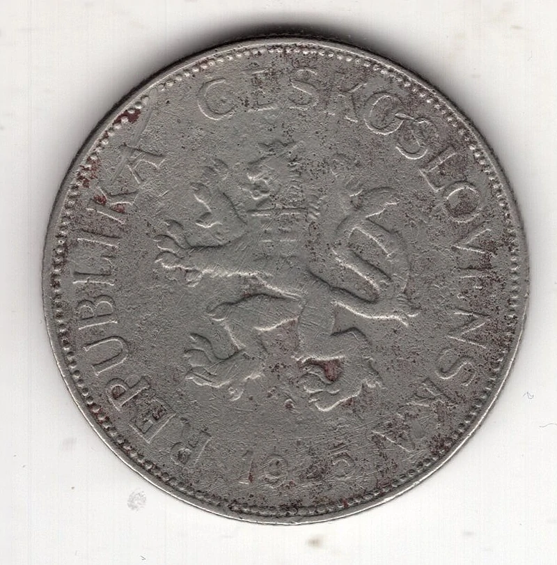 08/ 1925 - 5 Kč.