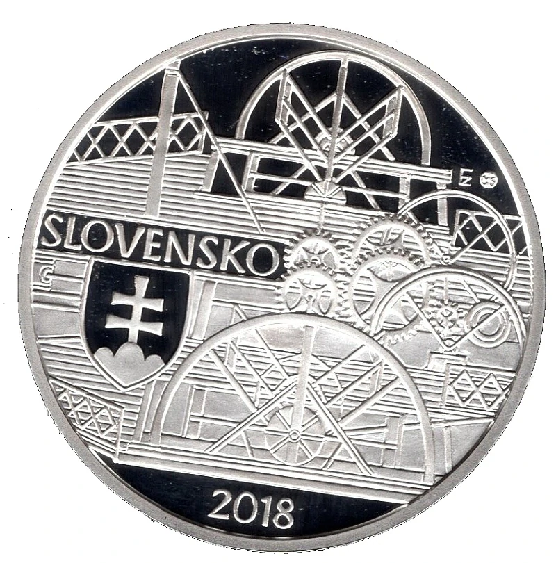 2018/033, 10€ Plavba prvého parníka po Dunaji PROOF