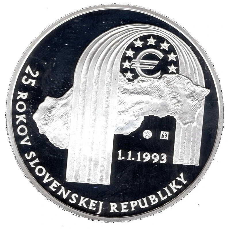 2018/030, 25€ Slovensko 2018 - 25. výročie SR-PROOF