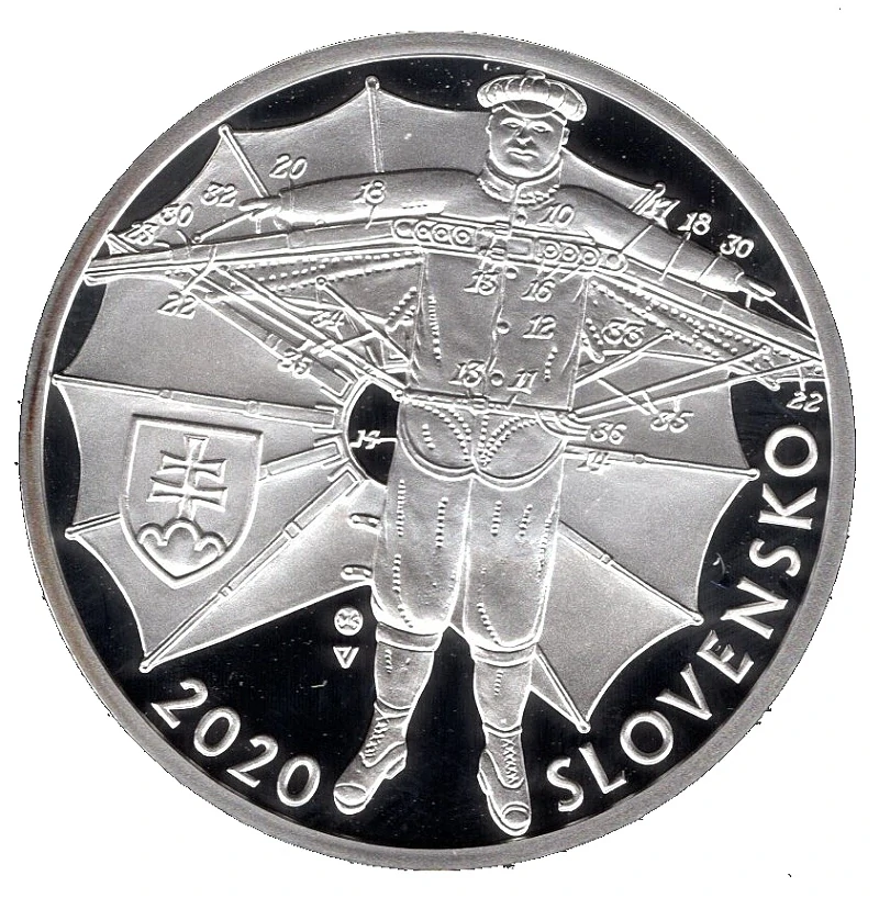 2020/046, 10€ Štefan Banič Proof