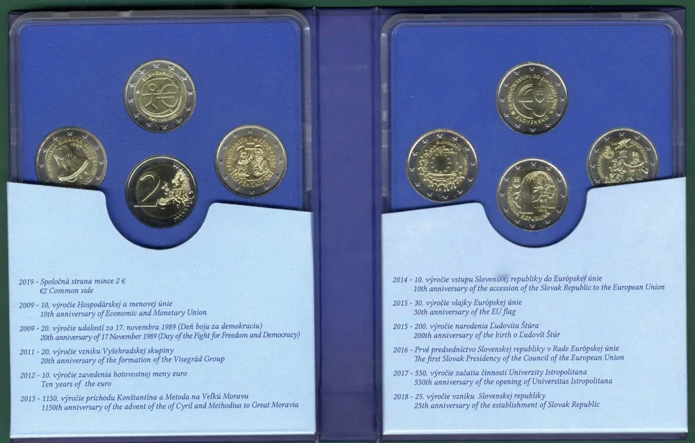 2019 Sada Euro mincí - 10. výročie zavedenia Eura v SR