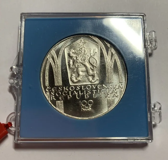 141 / 100 Kčs - 650. výročie narodenia Petra Parléře