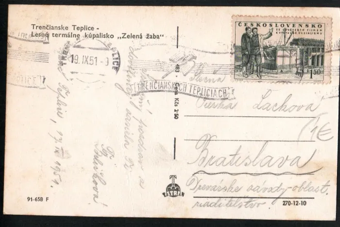 Trenčianske Teplice - Zelená žaba