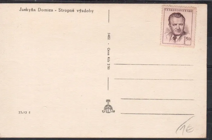 Domica - jaskyňa- stropné výzdoby