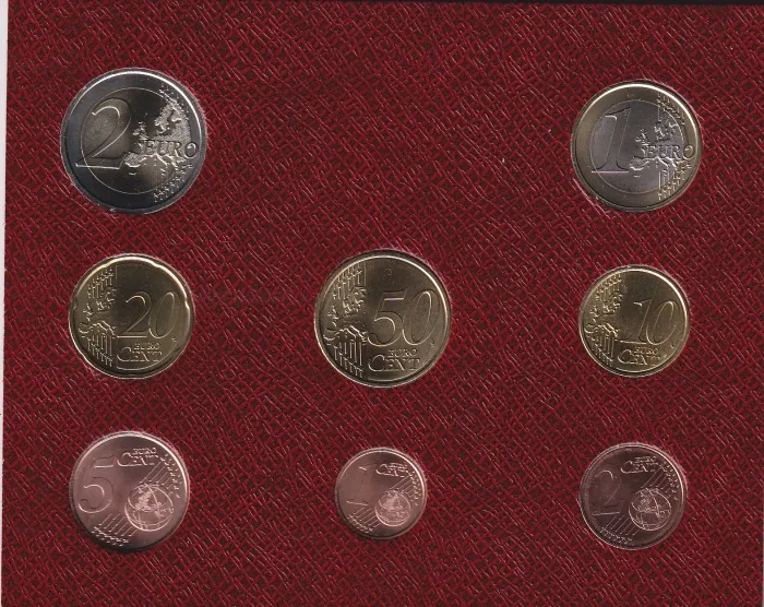 Vatikán sada mincí 2021
