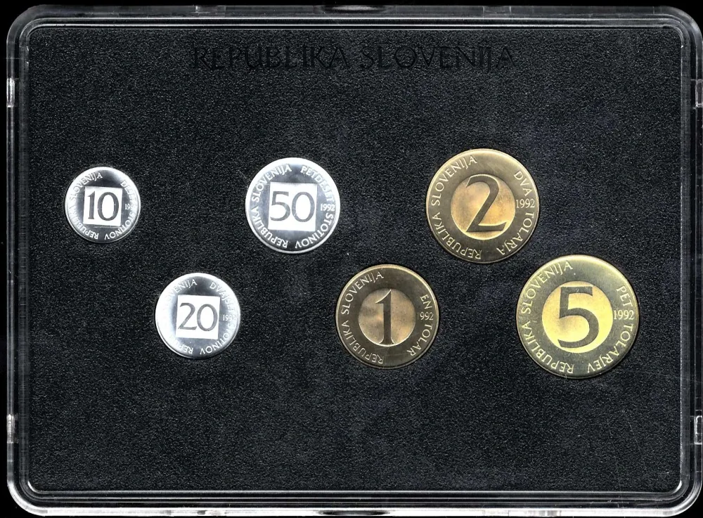Sada mincí Slovinsko 1992