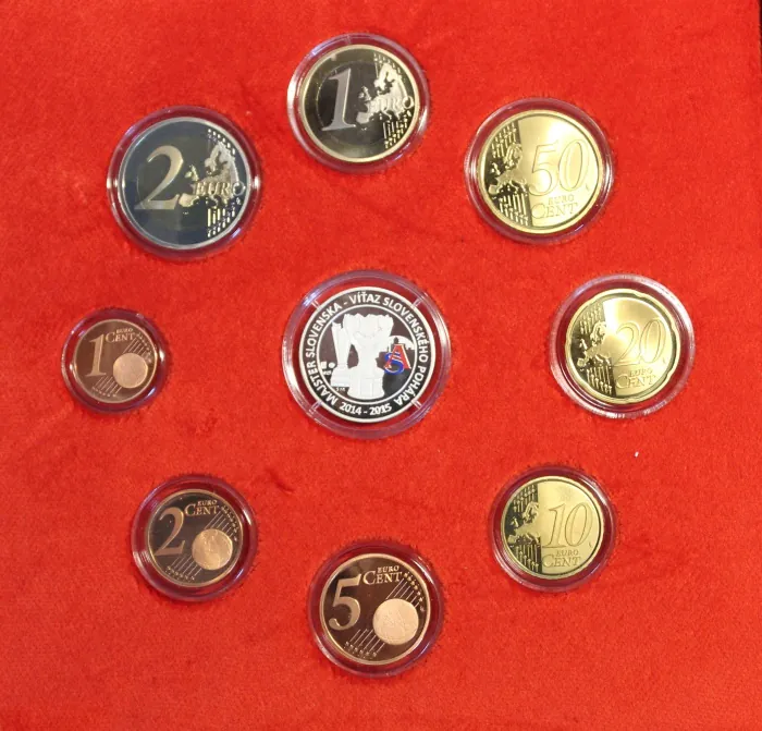 2015 Sada Slovenských Euro mincí 
