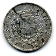 20 Centesimi 1863
