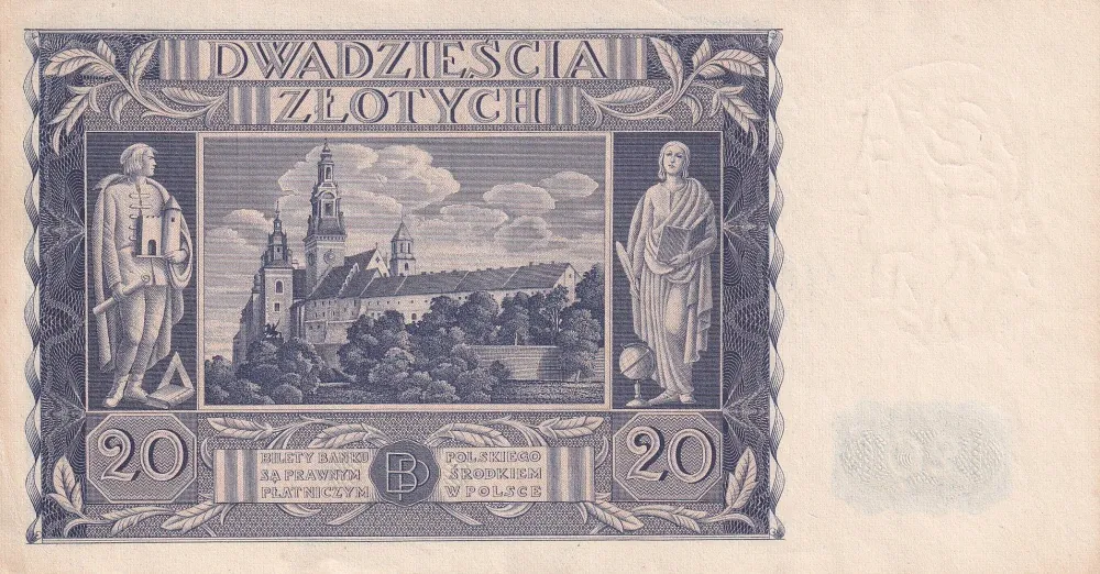 20 Zlotých 1936 UNC