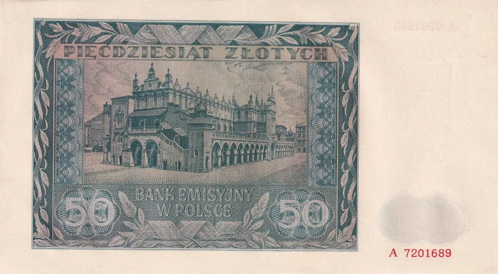 50 Zlotých 1941 UNC