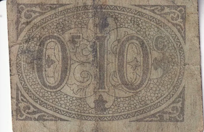10 Centimes 1917