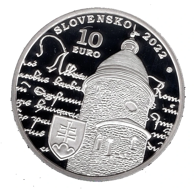 2022/059, 10€ - Skalica slobodné kráľovské mesto - Proof
