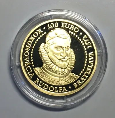 2022 - 100 Euro - Bratislavské korunovácie - 450. výročie korunovácie Rudolfa