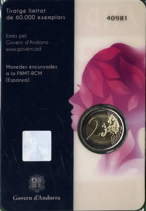 2020 - Pamätná minca Andorra 2€