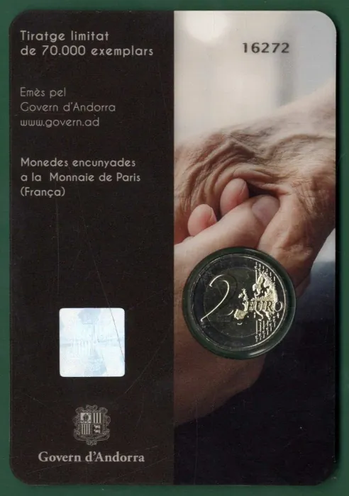 2021 - Pamätná minca Andorra 2€