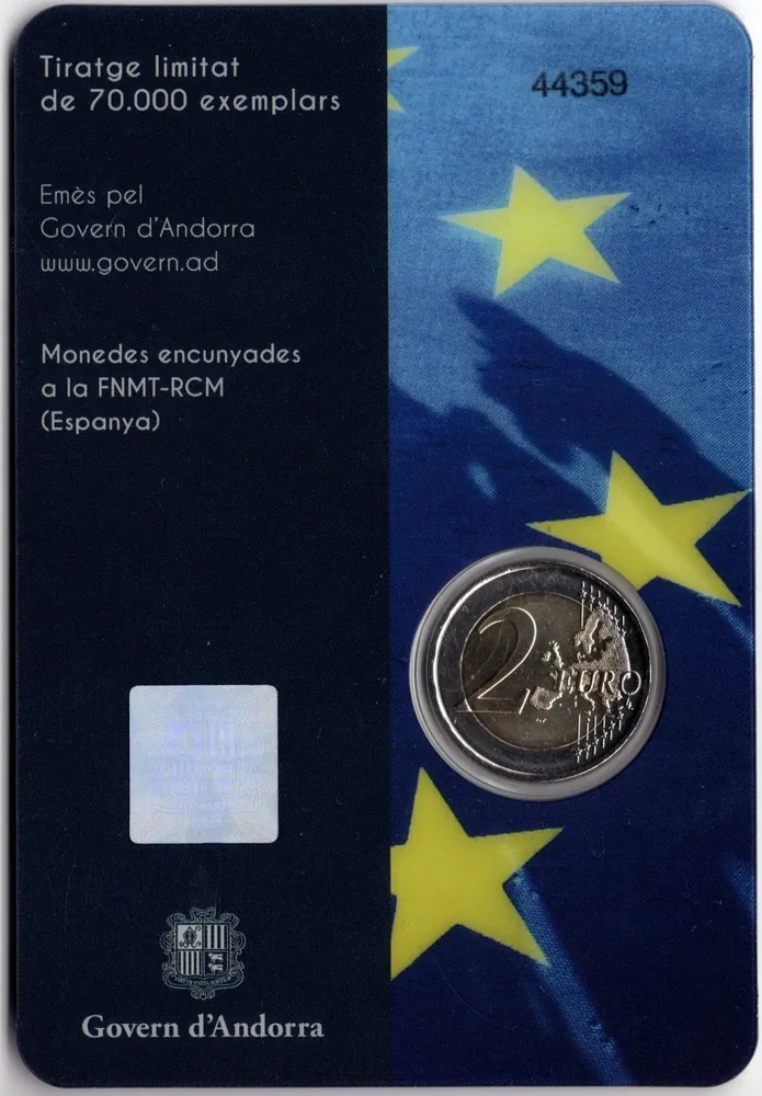 2022 - Pamätná minca Andorra 2€
