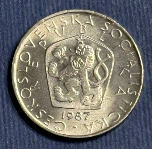 69/ 1987 - 5 Kčs - R / minca zo sady 
