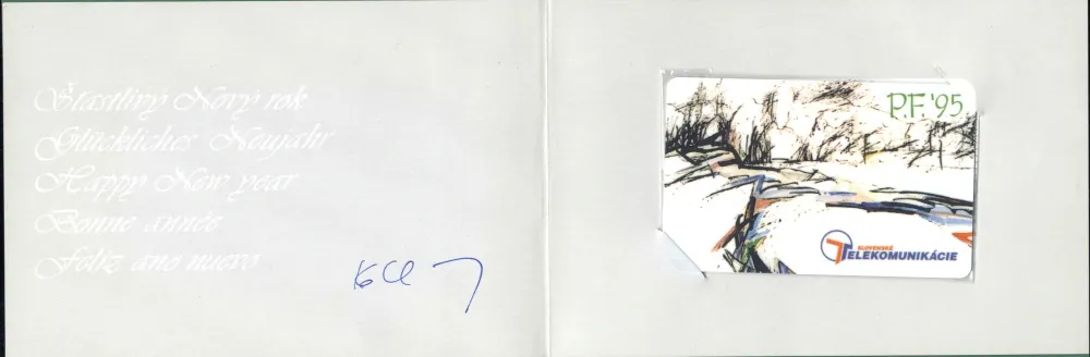 Telefónna karta, 1995