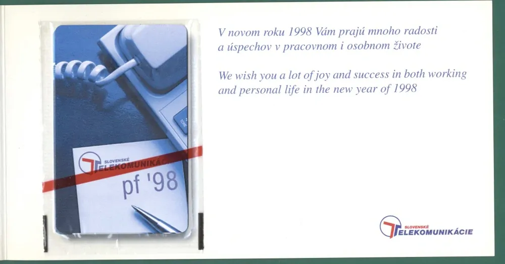 Telefónna karta, 1998