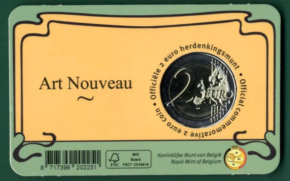 Belgicko 2023 - Rok secesie - coincard