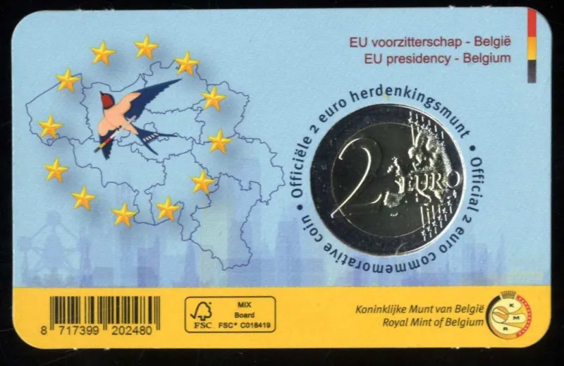 Belgicko 2024 - Predsedníctvo - coincard 
