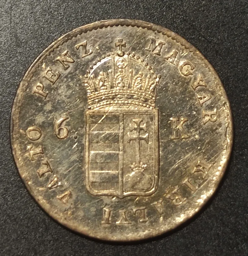 6 Grajciar 1849 N.B.